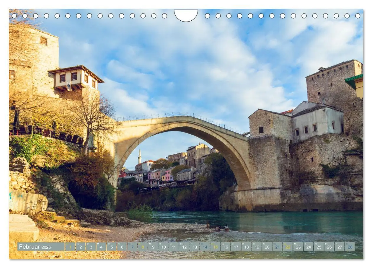 Bild: 9783457331439 | Die Altstadt von Mostar (Wandkalender 2026 DIN A4 quer), CALVENDO...