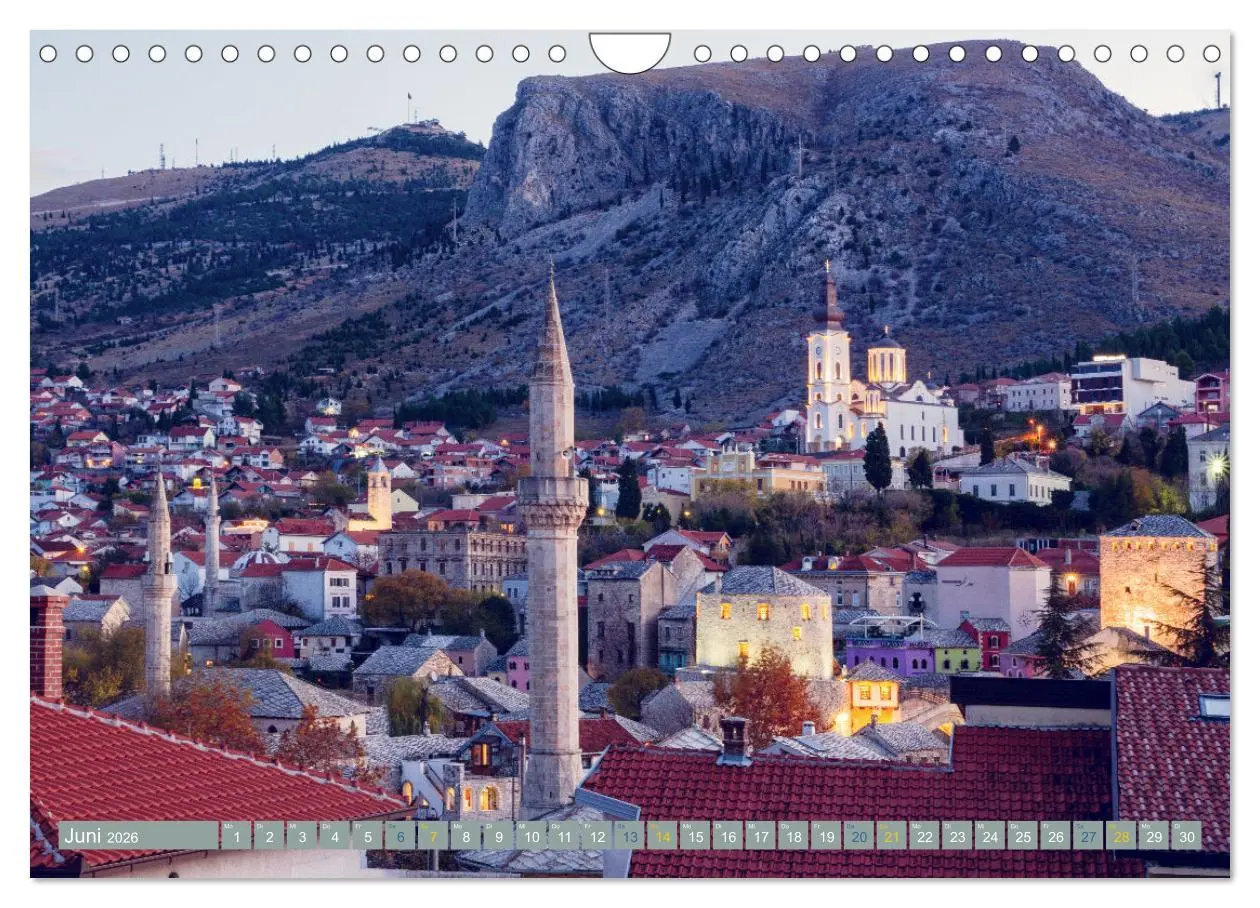 Bild: 9783457331439 | Die Altstadt von Mostar (Wandkalender 2026 DIN A4 quer), CALVENDO...