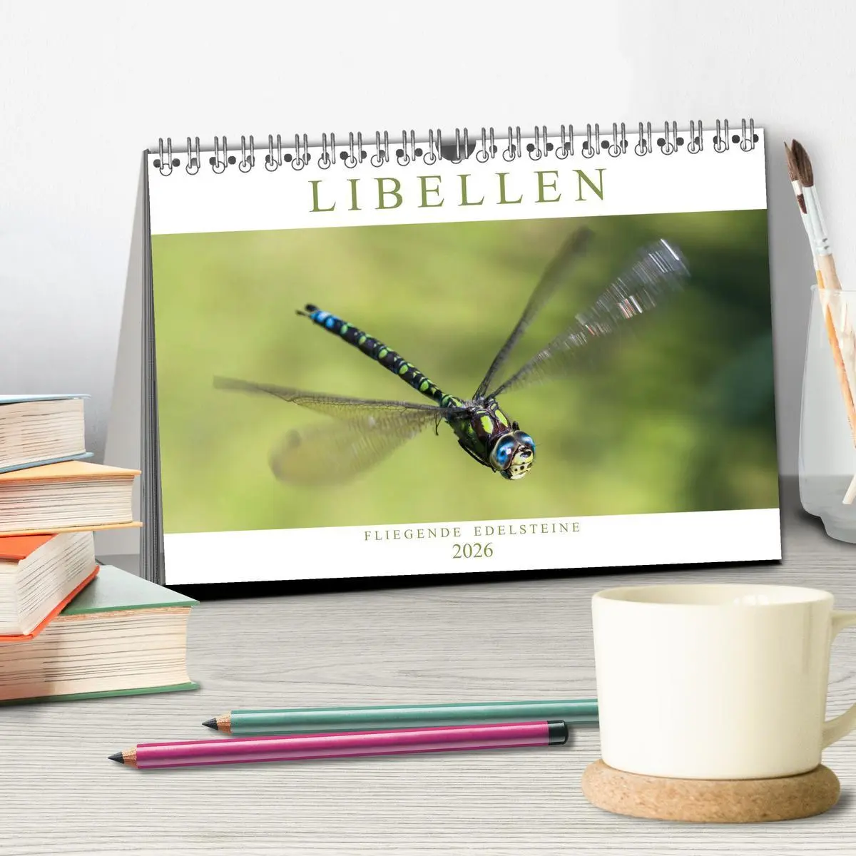 Bild: 9783516111439 | Libellen - Fliegende Edelsteine (Tischkalender 2026 DIN A5 quer),...