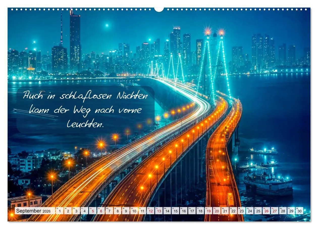 Bild: 9783516661439 | Wege zwischen Asphalt und Himmel - Achtsamkeitskalender mit...