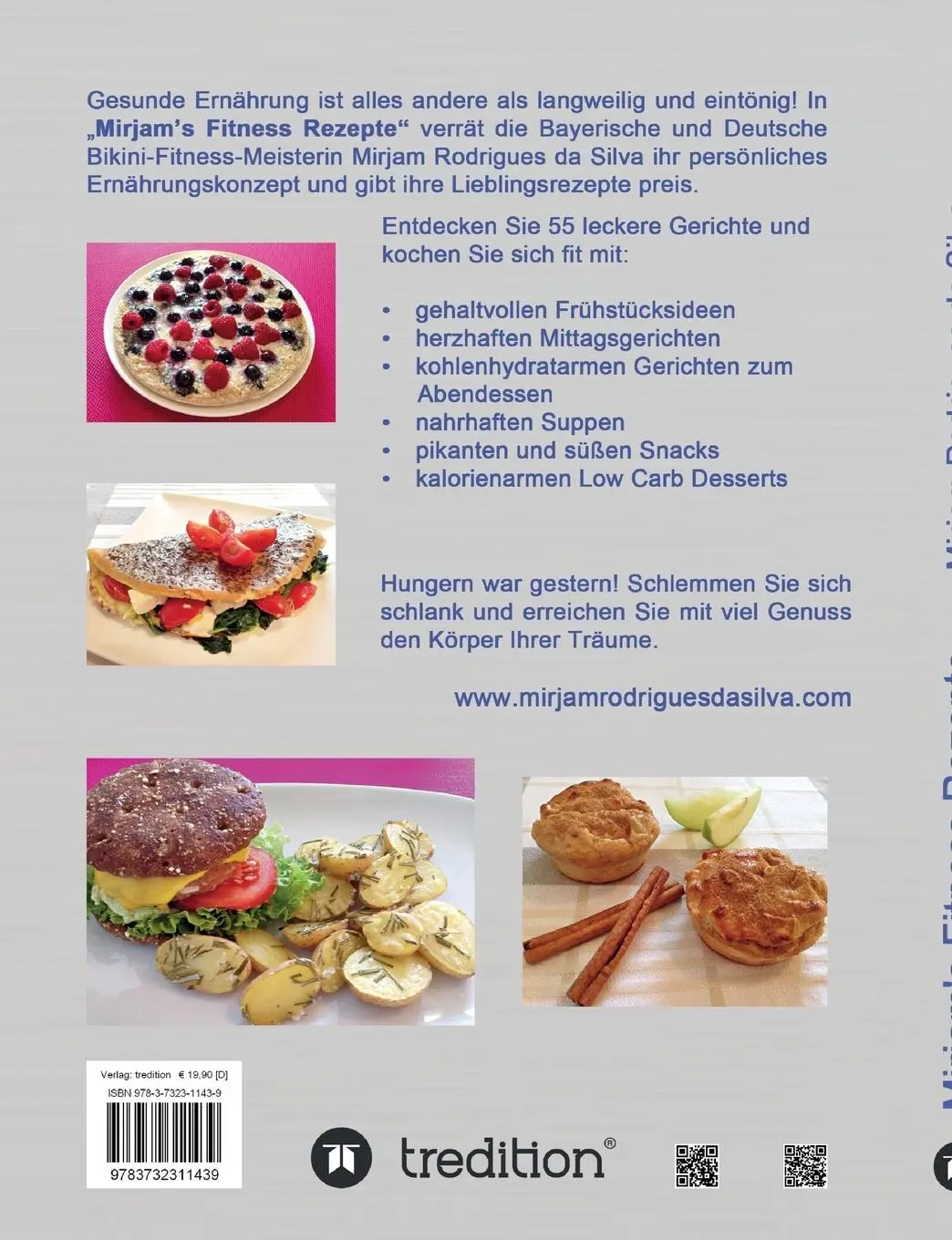 Rückseite: 9783732311439 | Mirjam's Fitness Rezepte | Mit Genuss zur Top-Figur! | Silva | Buch