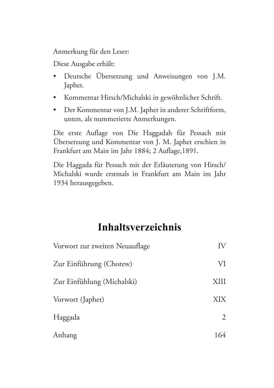 Bild: 9783907401439 | Hirsch-Haggada | Abraham Michalski (u. a.) | Buch | 167 S. | Deutsch