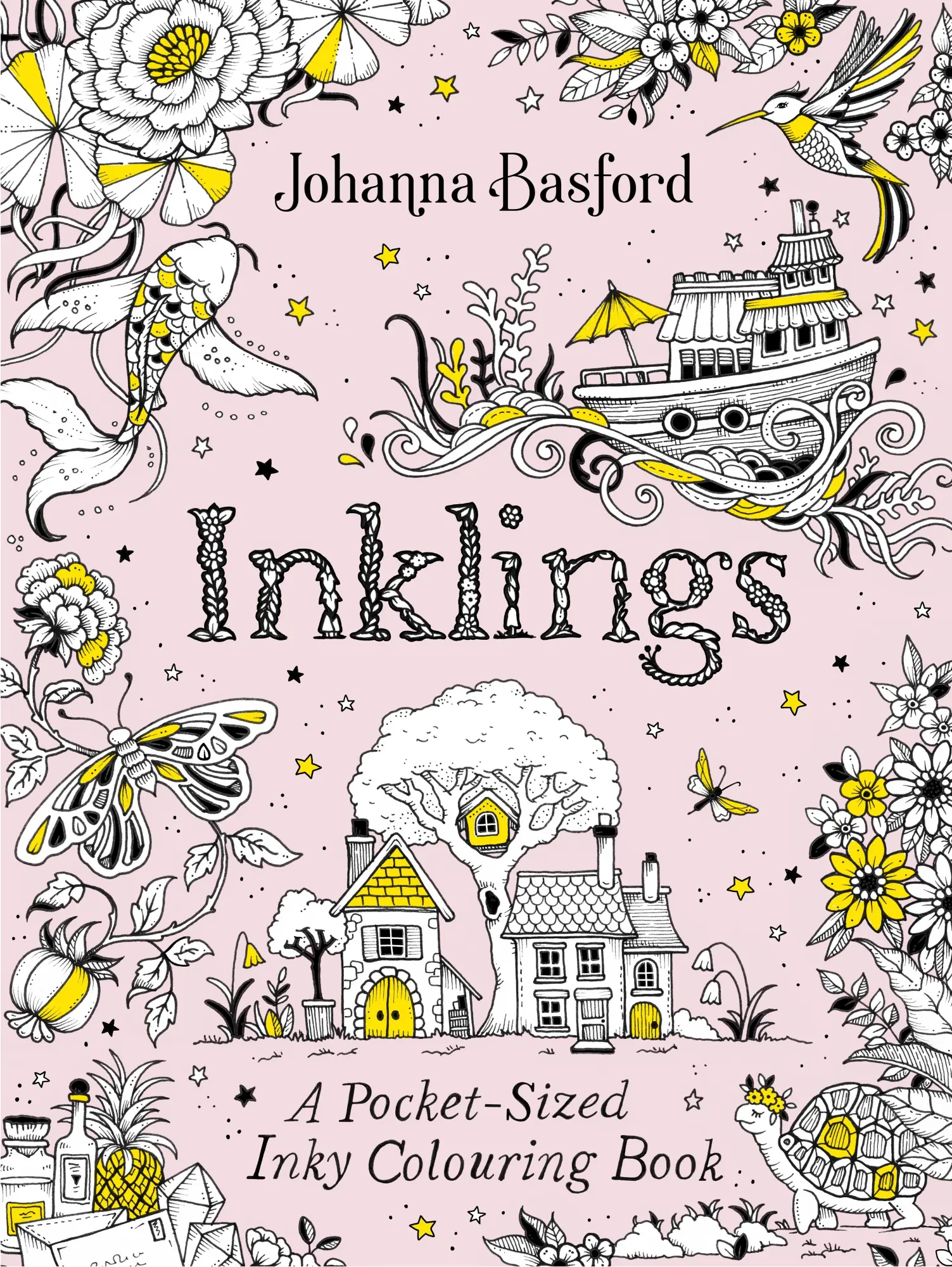 Cover: 9781529961539 | Inklings | A Pocket-Sized Inky Colouring Book | Johanna Basford | Buch