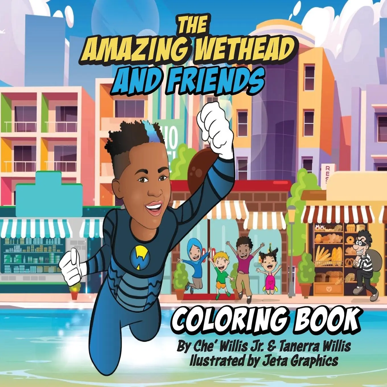 Cover: 9781734271539 | The Amazing Wethead and Friends Coloring Book | Che Willis (u. a.)