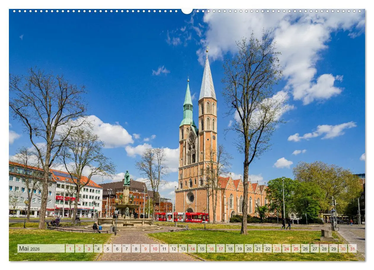 Bild: 9783457701539 | Braunschweig Impressionen (Wandkalender 2026 DIN A2 quer), CALVENDO...