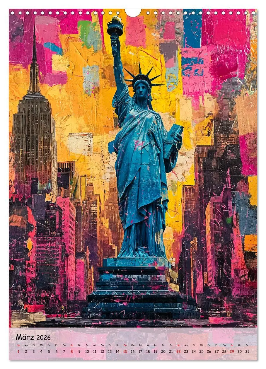 Bild: 9783516271539 | Pop Artbox (Wandkalender 2026 DIN A3 hoch), CALVENDO Monatskalender
