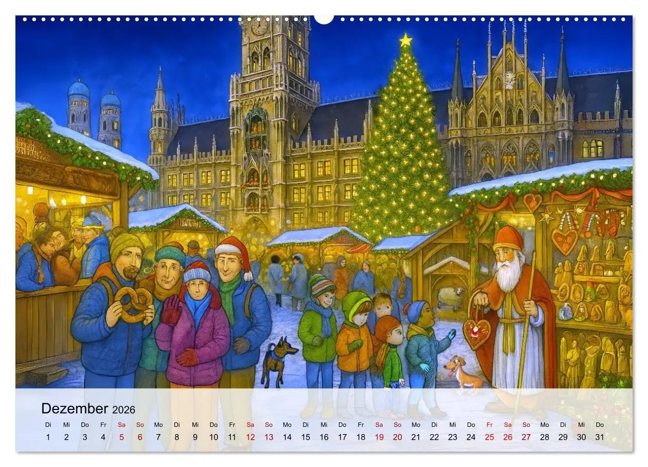 Bild: 9783516651539 | Bayrische Wimmelbilder - Wo Heimat lebendig wird (Wandkalender 2026...
