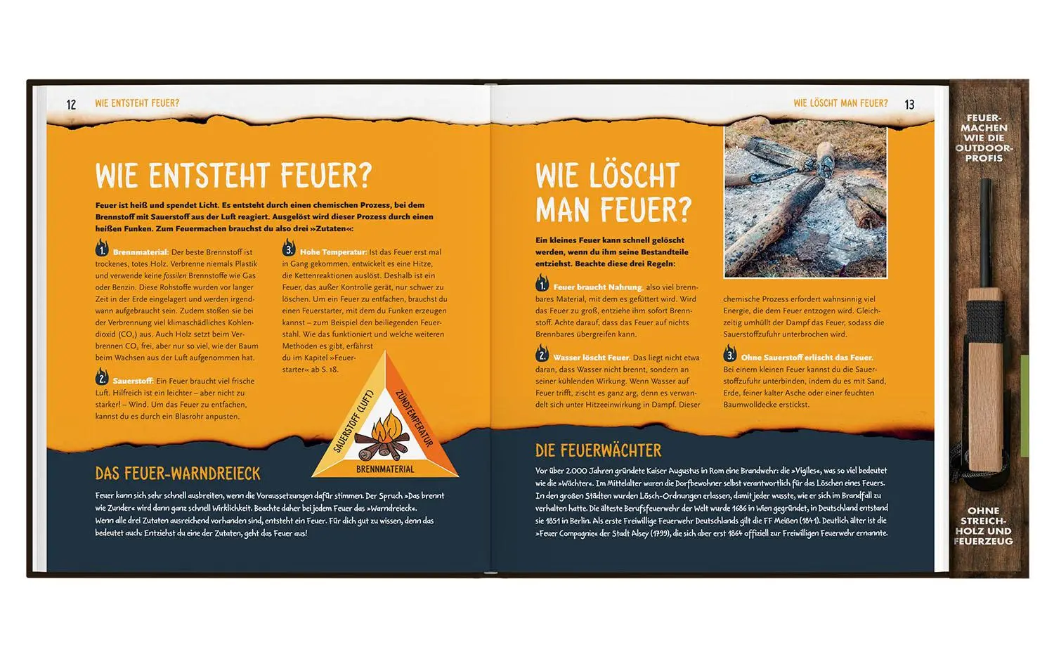 Bild: 9783440171639 | Das Feuerbuch | Alles rund ums Feuermachen | Astrid Schulte | Buch