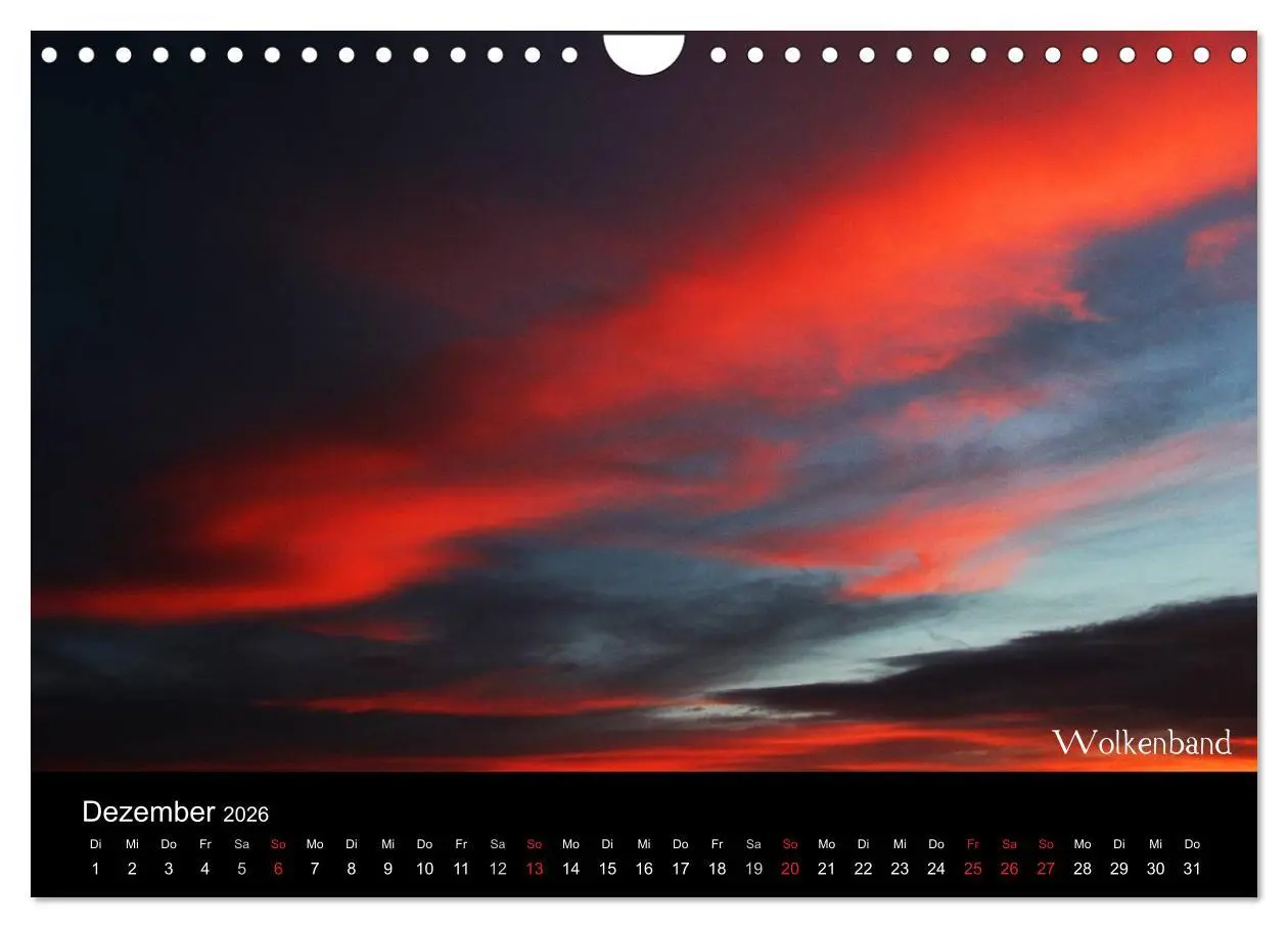 Bild: 9783516191639 | Wolken-Kunstwerke (Wandkalender 2026 DIN A4 quer), CALVENDO...
