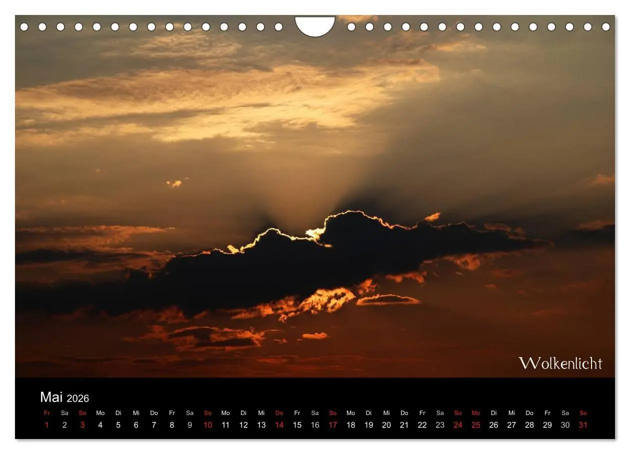 Bild: 9783516191639 | Wolken-Kunstwerke (Wandkalender 2026 DIN A4 quer), CALVENDO...