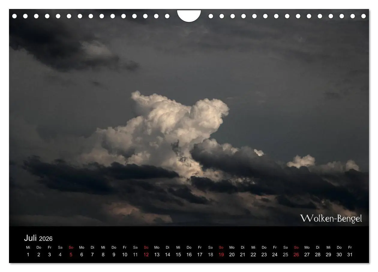 Bild: 9783516191639 | Wolken-Kunstwerke (Wandkalender 2026 DIN A4 quer), CALVENDO...