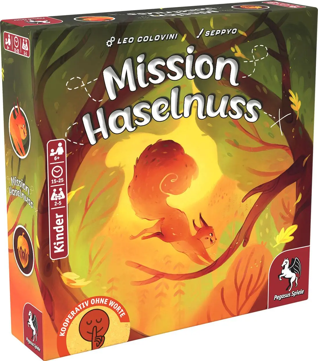Cover: 4250231741739 | Mission Haselnuss | Leo Colovini | Spiel | 66122G | Deutsch | 2025