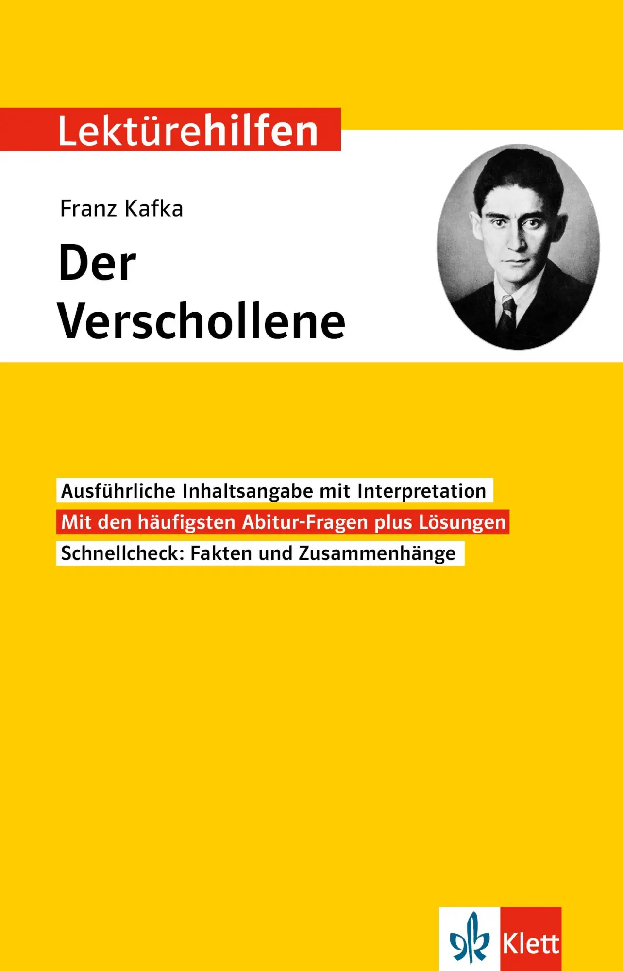 Cover: 9783129231739 | Lektürehilfen Franz Kafka, Der Verschollene | Thomas Gräff | Buch