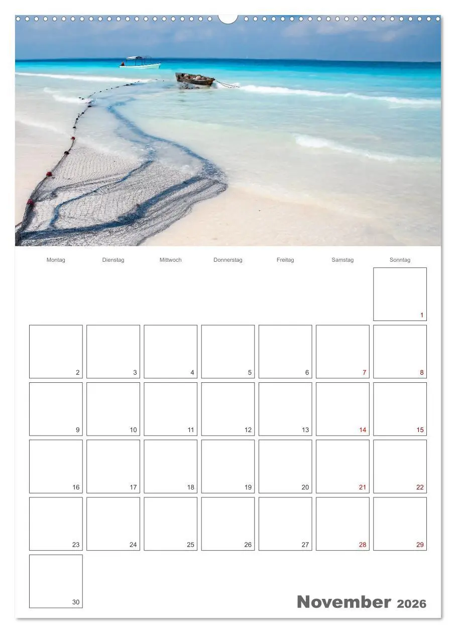 Bild: 9783516321739 | Sansibar - Traumreiseziel (hochwertiger Premium Wandkalender 2026...