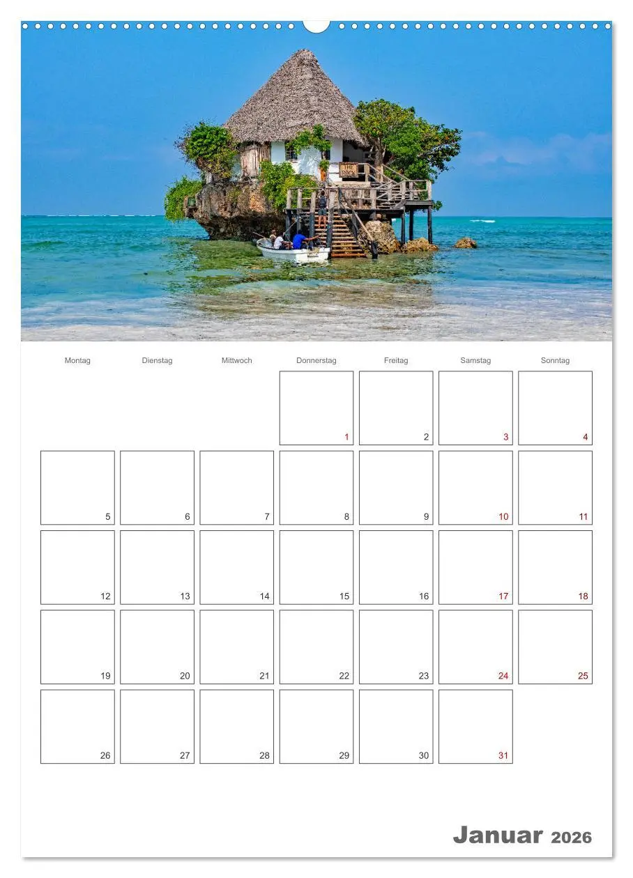 Bild: 9783516321739 | Sansibar - Traumreiseziel (hochwertiger Premium Wandkalender 2026...