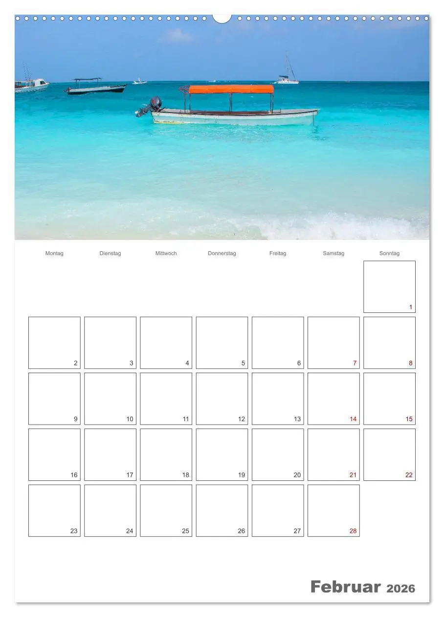 Bild: 9783516321739 | Sansibar - Traumreiseziel (hochwertiger Premium Wandkalender 2026...