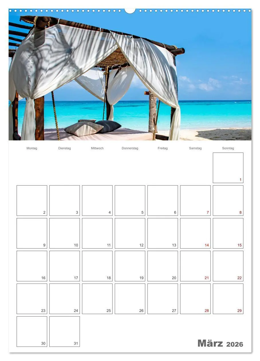 Bild: 9783516321739 | Sansibar - Traumreiseziel (hochwertiger Premium Wandkalender 2026...