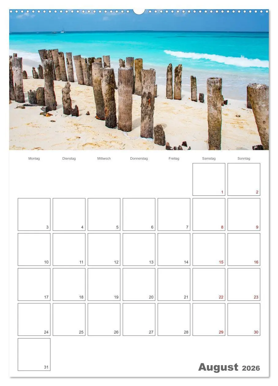 Bild: 9783516321739 | Sansibar - Traumreiseziel (hochwertiger Premium Wandkalender 2026...