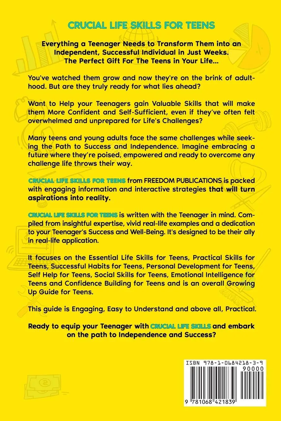 Rückseite: 9781068421839 | Crucial Life Skills For Teens | Freedom Publications | Taschenbuch