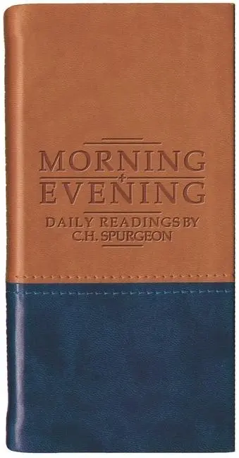 Cover: 9781845501839 | Morning and Evening - Matt Tan/Blue | Daily Readings by C. H. Spurgeon