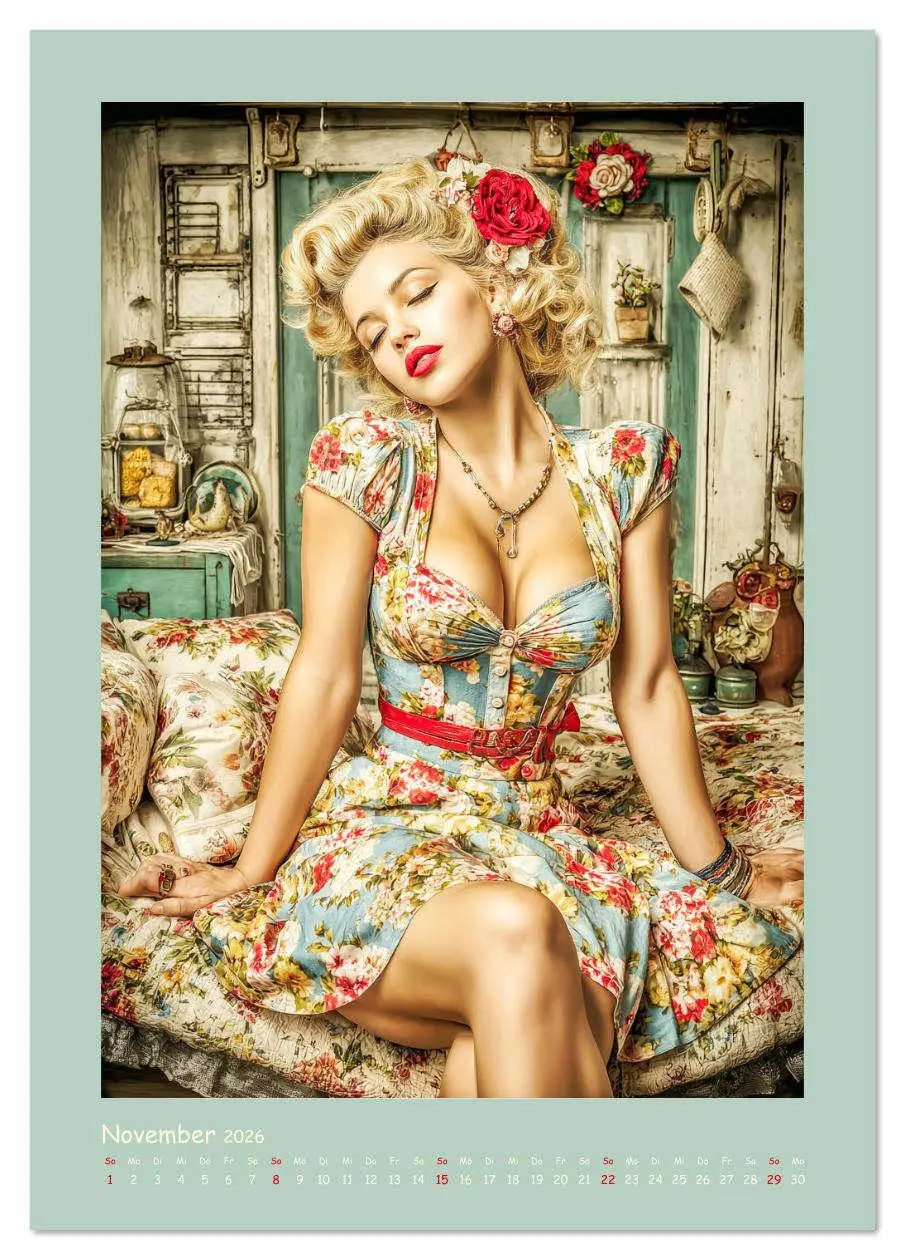 Bild: 9783516621839 | Flair der 50er Jahre. Girls im nostalgischen Pin-up-Stil...