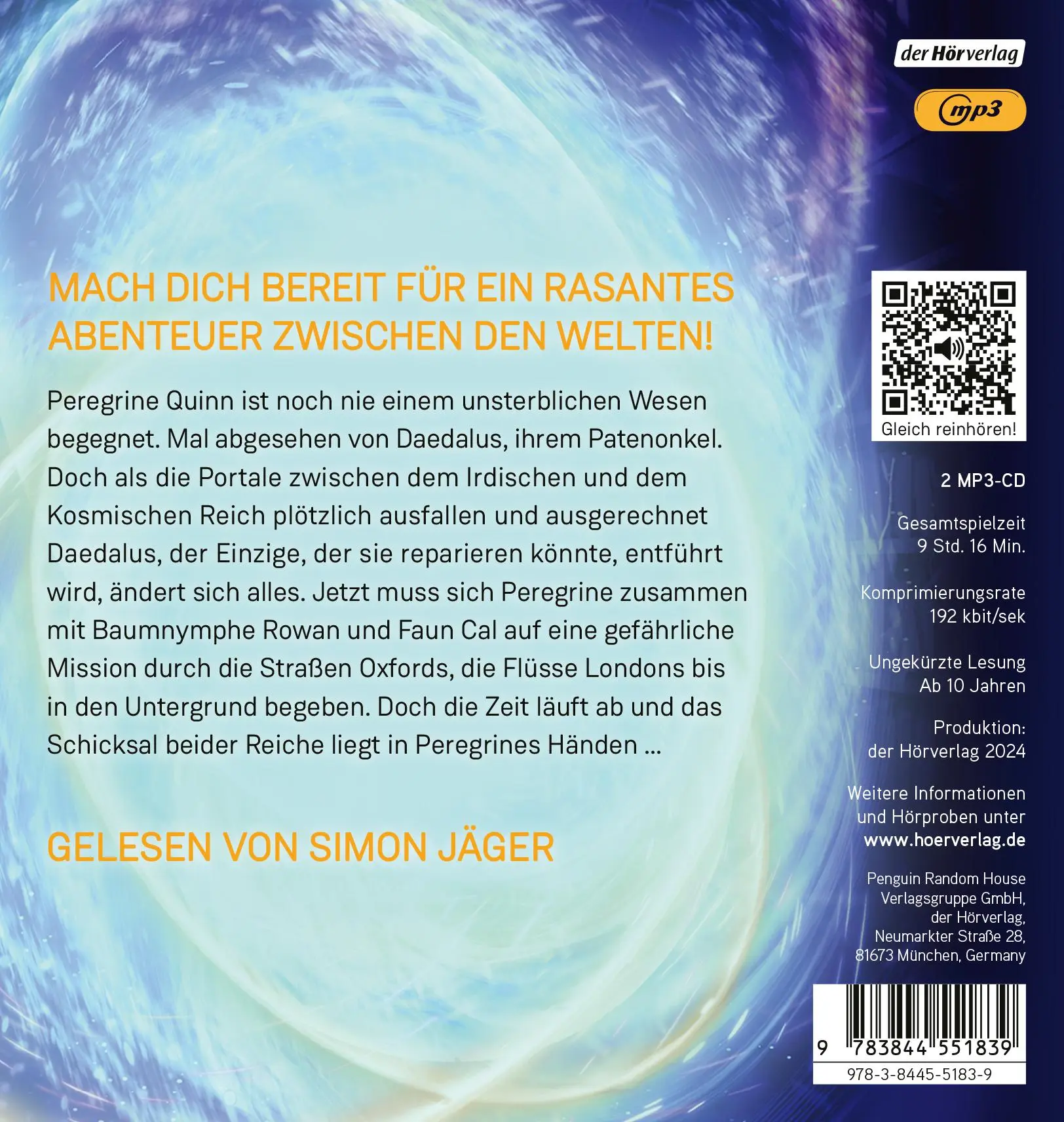 Bild: 9783844551839 | Peregrine Quinn - Chaos auf dem Olymp | Ash Bond | MP3 | Deutsch