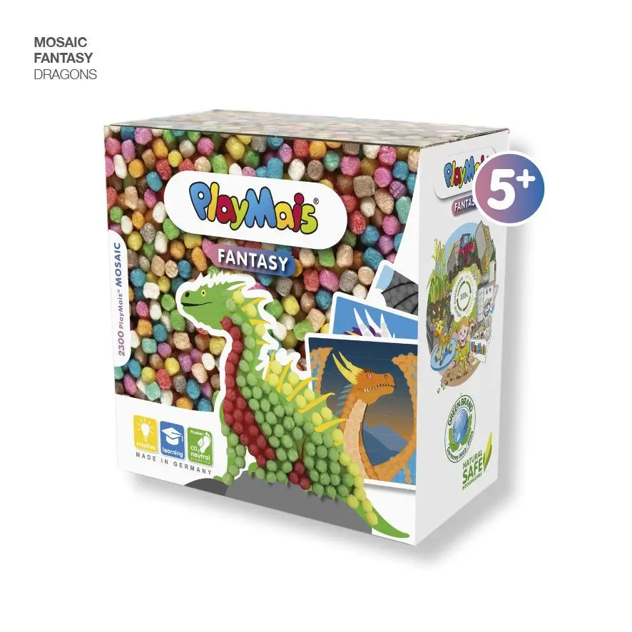 Cover: 4041077011939 | PlayMais® MOSAIC FANTASY DRAGON | Faltschachtel | 160920.18 | Deutsch