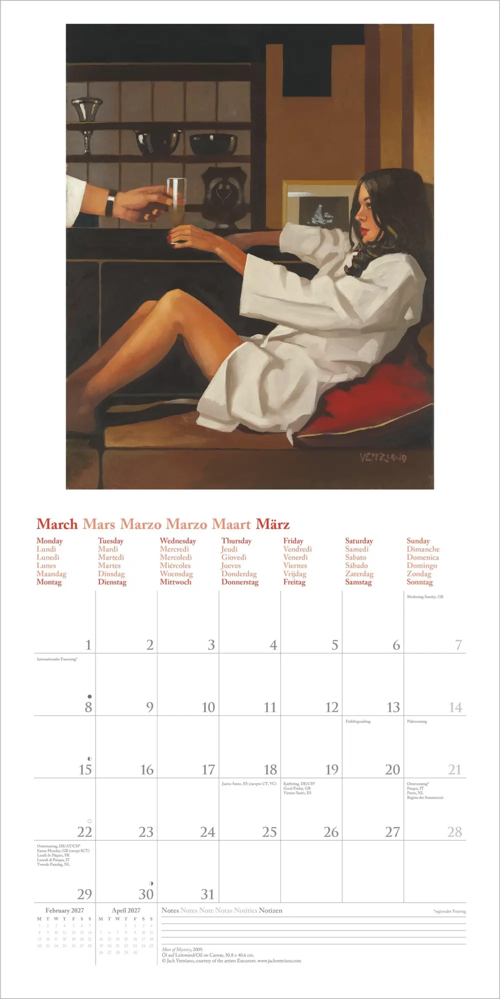 Bild: 4069095011939 | Jack Vettriano 2027 | Neumann Verlage GmbH &amp; Co KG | Kalender | 14 S.