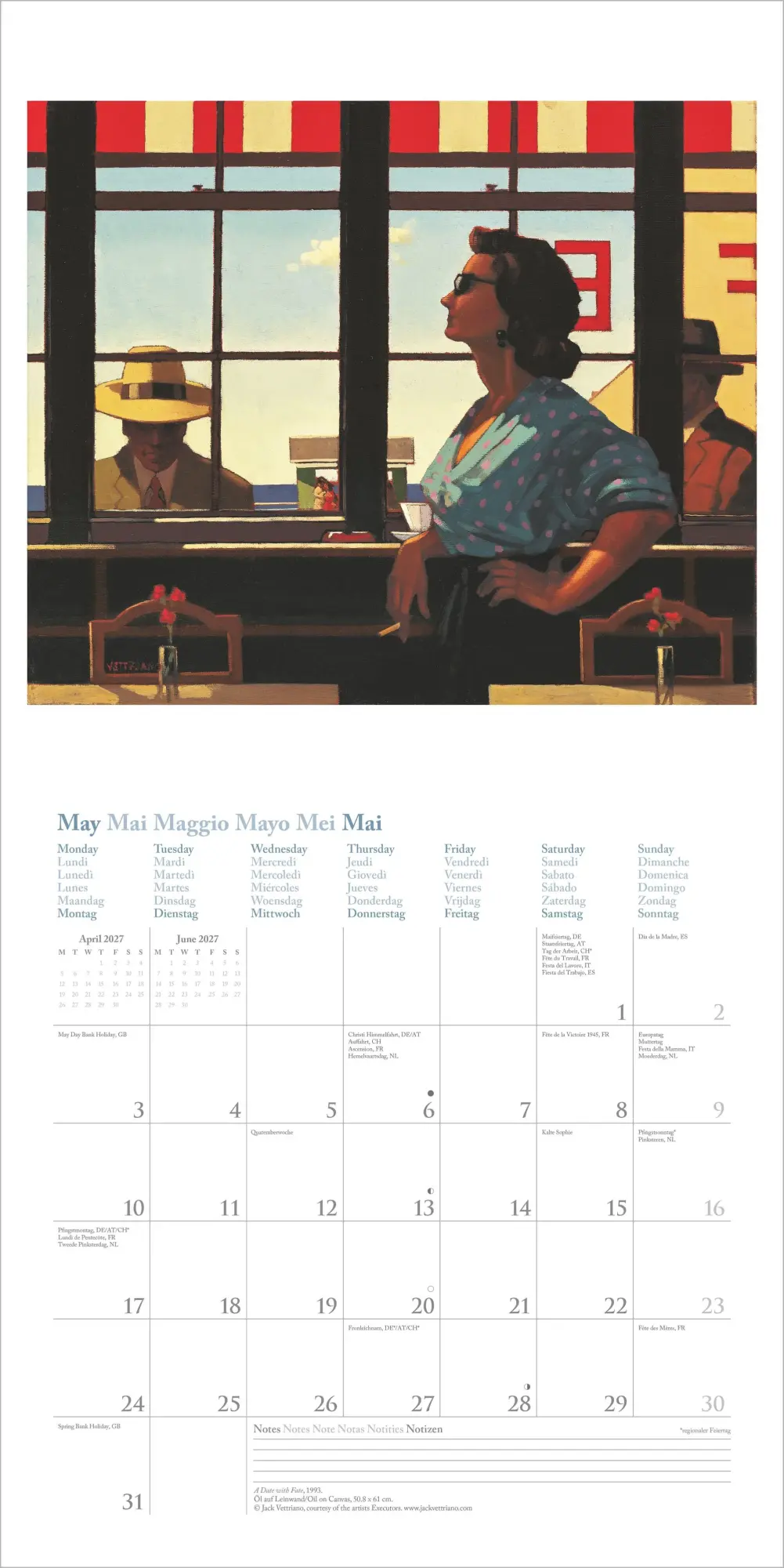 Bild: 4069095011939 | Jack Vettriano 2027 | Neumann Verlage GmbH &amp; Co KG | Kalender | 14 S.
