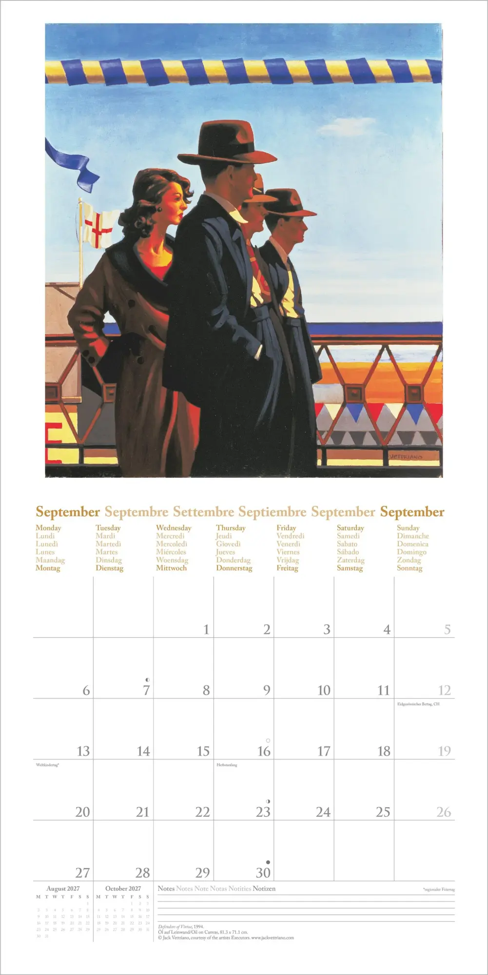 Bild: 4069095011939 | Jack Vettriano 2027 | Neumann Verlage GmbH &amp; Co KG | Kalender | 14 S.