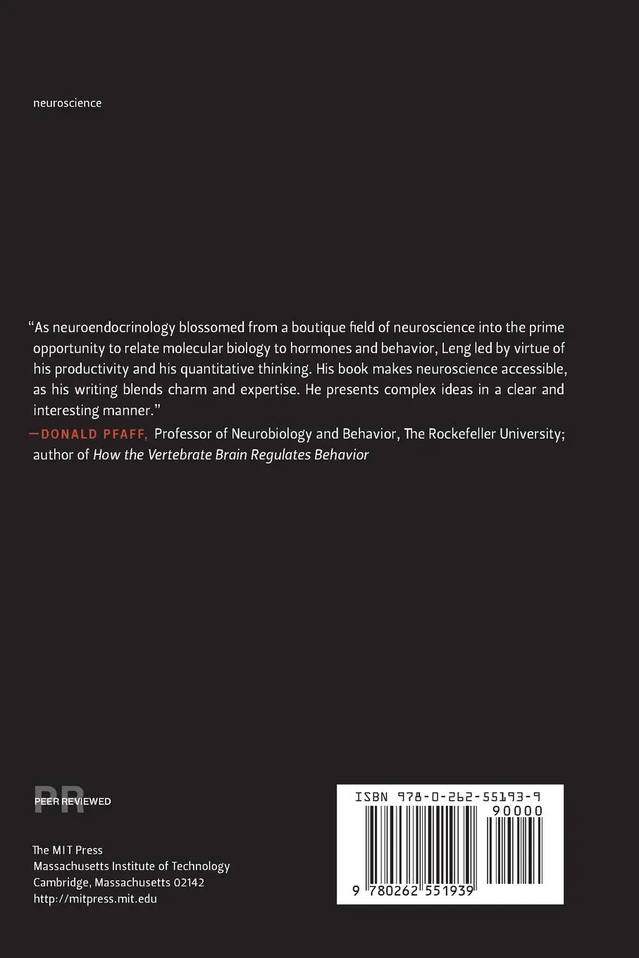 Rückseite: 9780262551939 | The Heart of the Brain | The Hypothalamus and Its Hormones | Leng