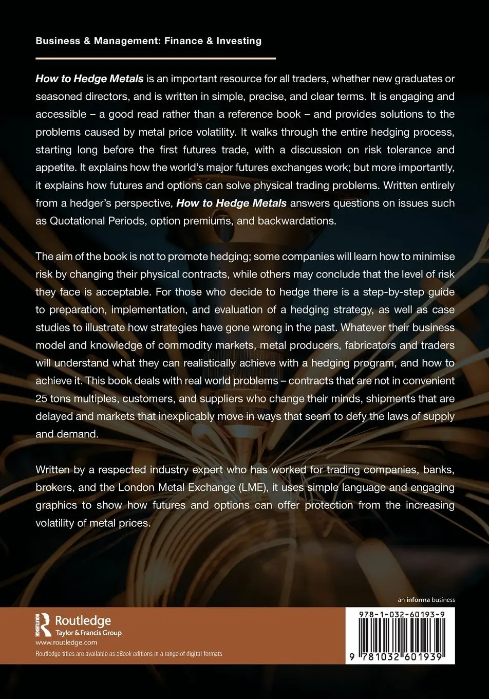 Rückseite: 9781032601939 | How to Hedge Metals | Lesley Campbell | Taschenbuch | Englisch | 2024