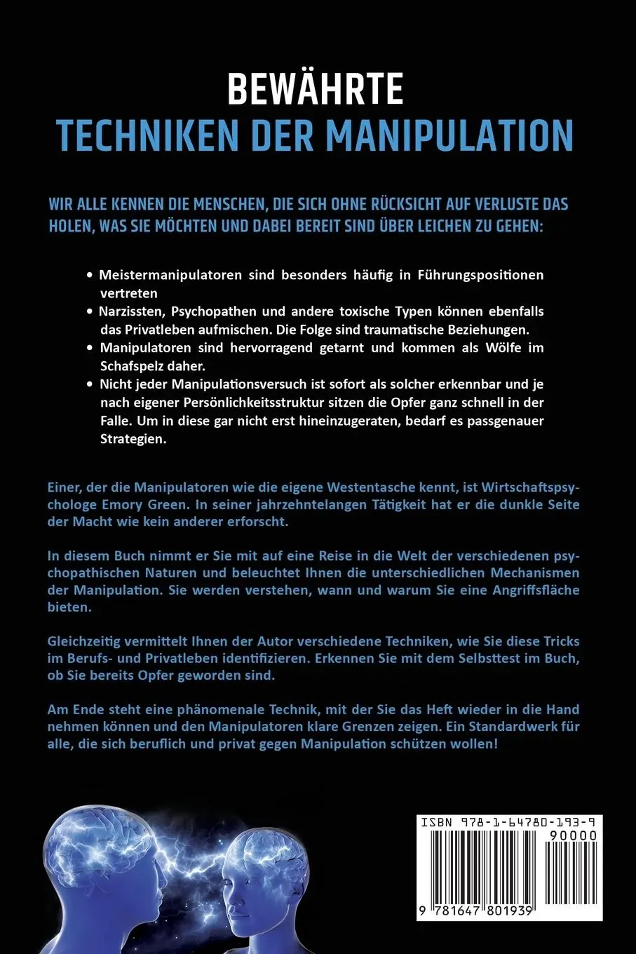 Rückseite: 9781647801939 | Bewährte Techniken der Manipulation | Emory Green | Taschenbuch | 2020