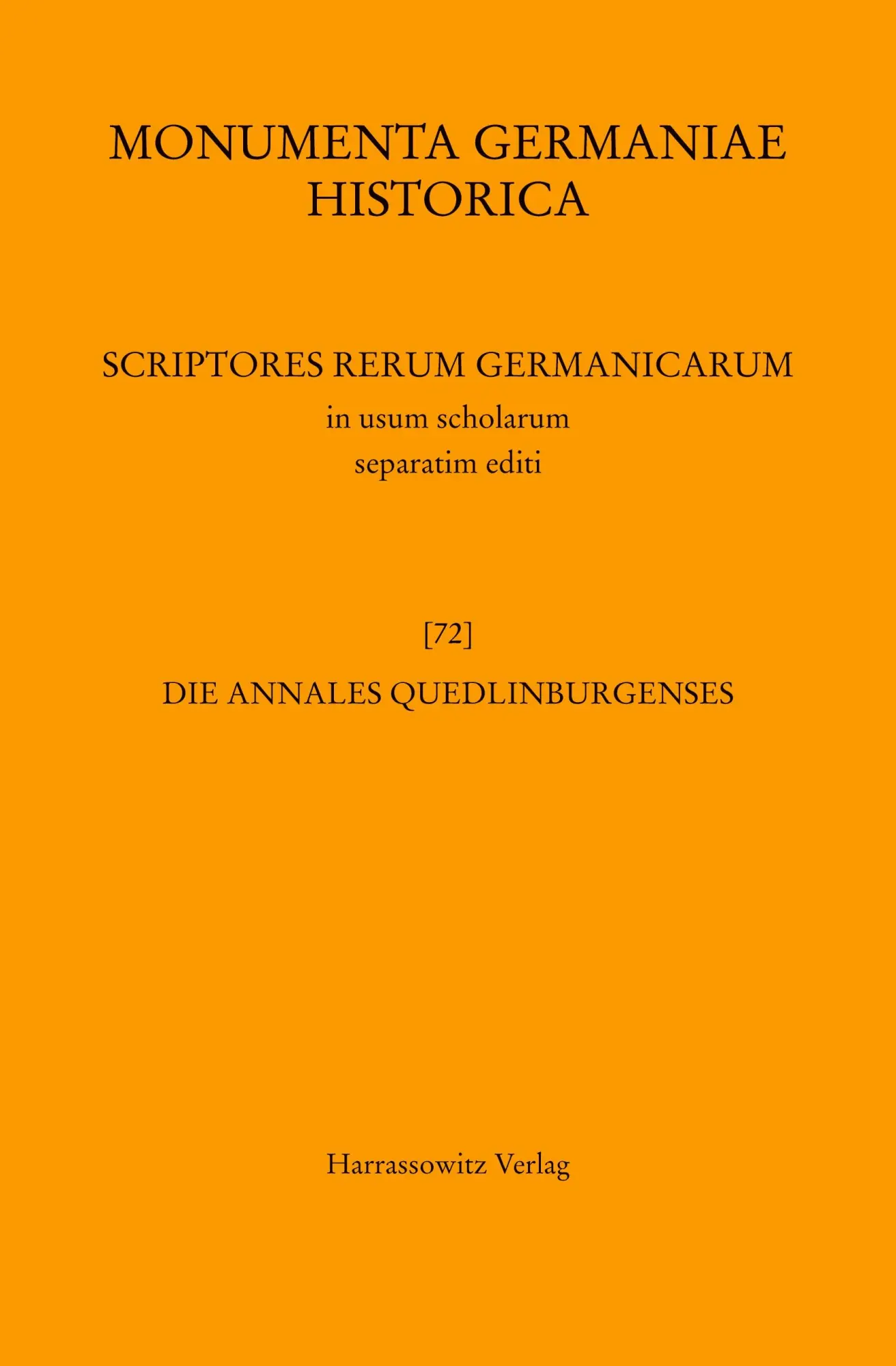 Cover: 9783447171939 | Die Annales Quedlinburgenses | Martina Giese | Taschenbuch | 680 S.