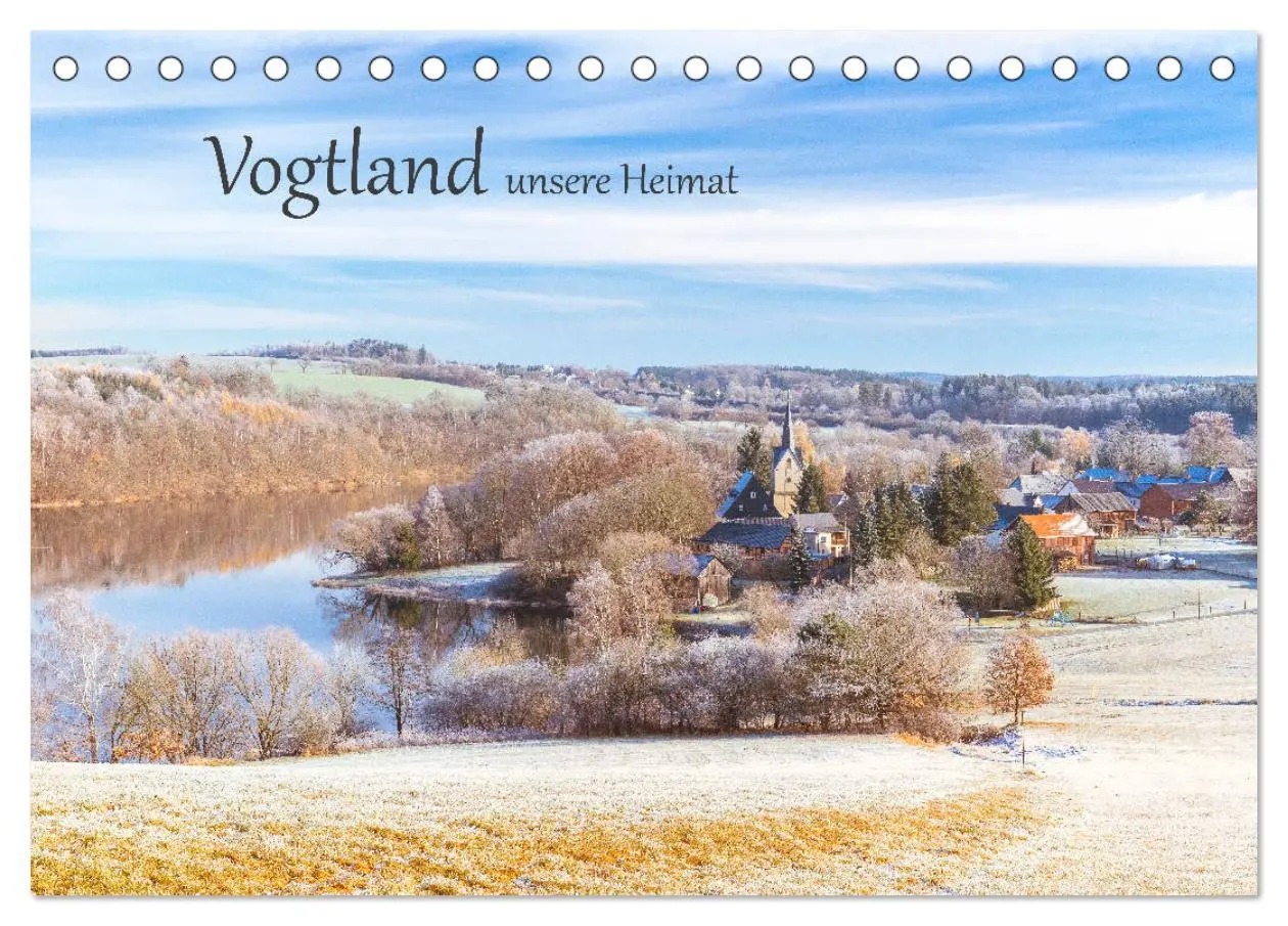 Cover: 9783457831939 | Vogtland - unsere Heimat (Tischkalender 2026 DIN A5 quer), CALVENDO...
