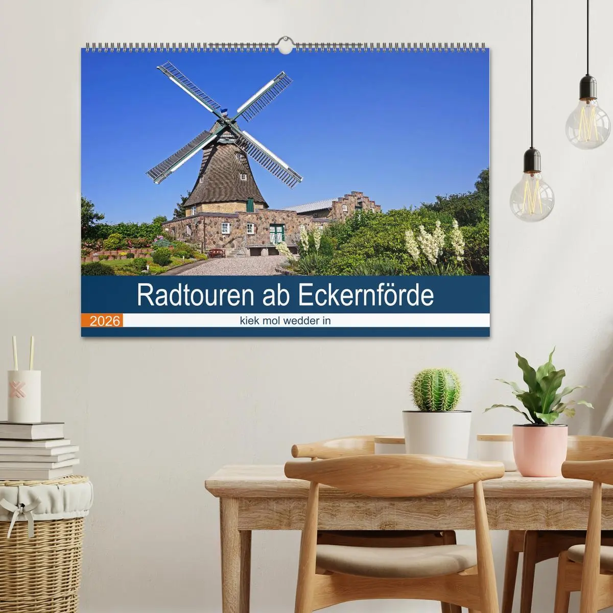 Bild: 9783457901939 | Radtouren ab Eckernförde (Wandkalender 2026 DIN A2 quer), CALVENDO...
