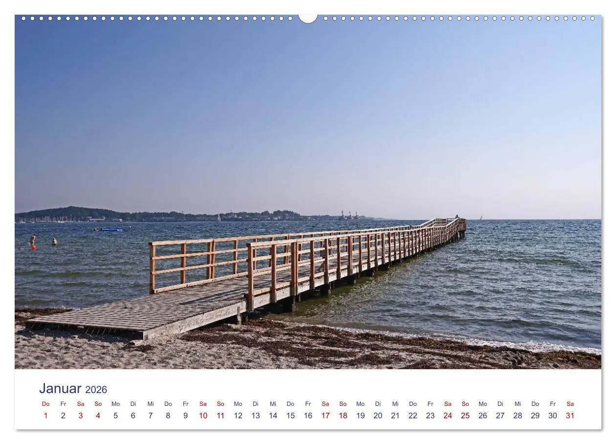 Bild: 9783457901939 | Radtouren ab Eckernförde (Wandkalender 2026 DIN A2 quer), CALVENDO...