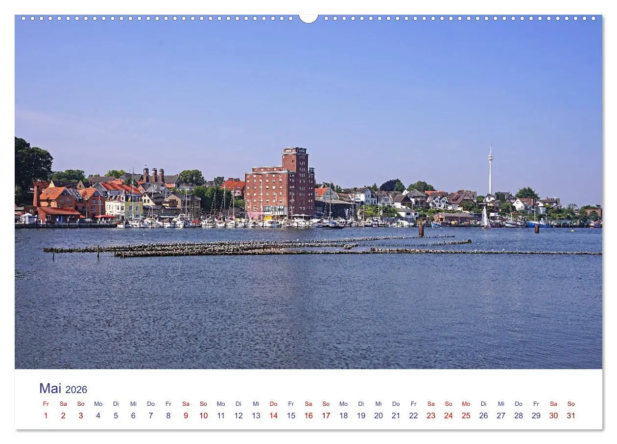 Bild: 9783457901939 | Radtouren ab Eckernförde (Wandkalender 2026 DIN A2 quer), CALVENDO...