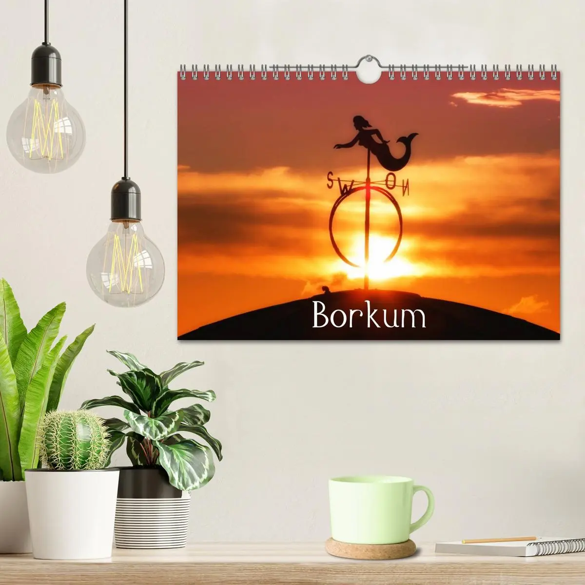 Bild: 9783516161939 | Borkum (Wandkalender 2026 DIN A4 quer), CALVENDO Monatskalender | 2026