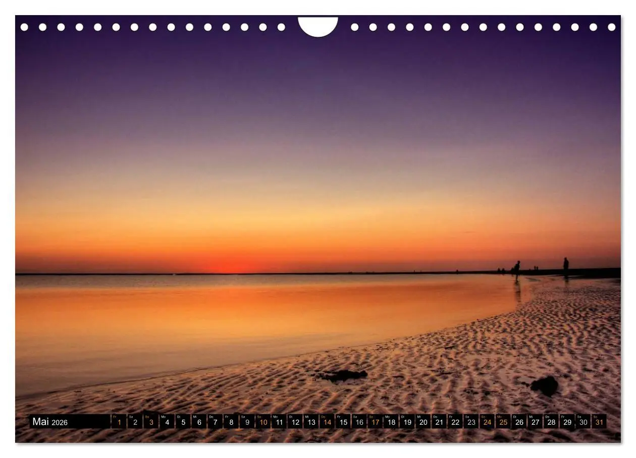 Bild: 9783516161939 | Borkum (Wandkalender 2026 DIN A4 quer), CALVENDO Monatskalender | 2026