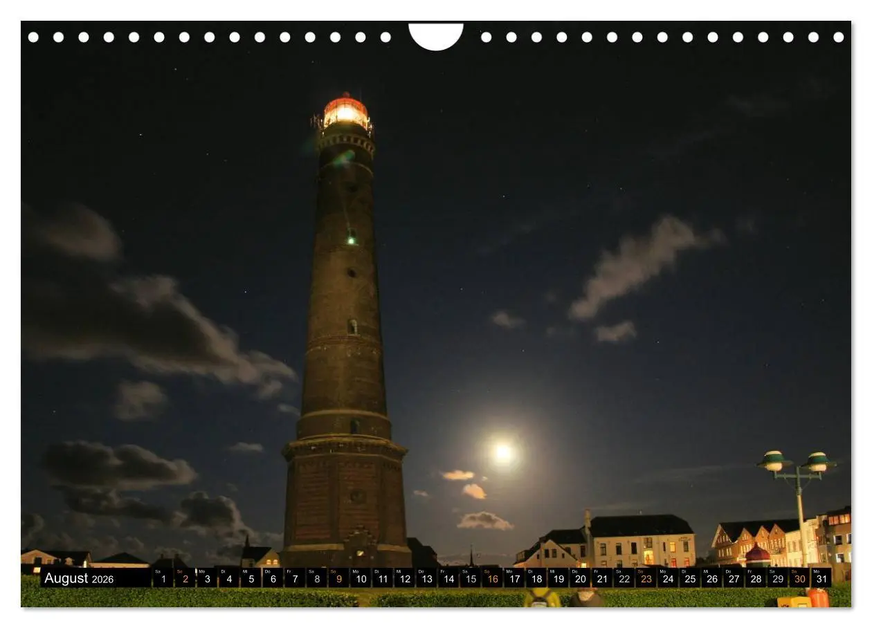 Bild: 9783516161939 | Borkum (Wandkalender 2026 DIN A4 quer), CALVENDO Monatskalender | 2026