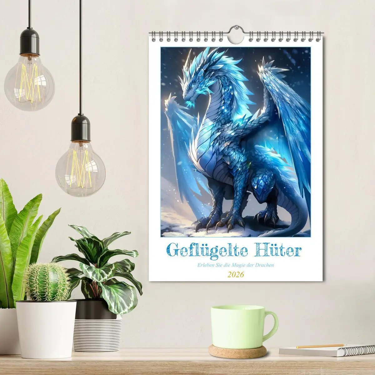 Bild: 9783516301939 | Geflügelte Hüter - Erleben Sie die Magie der Drachen (Wandkalender...