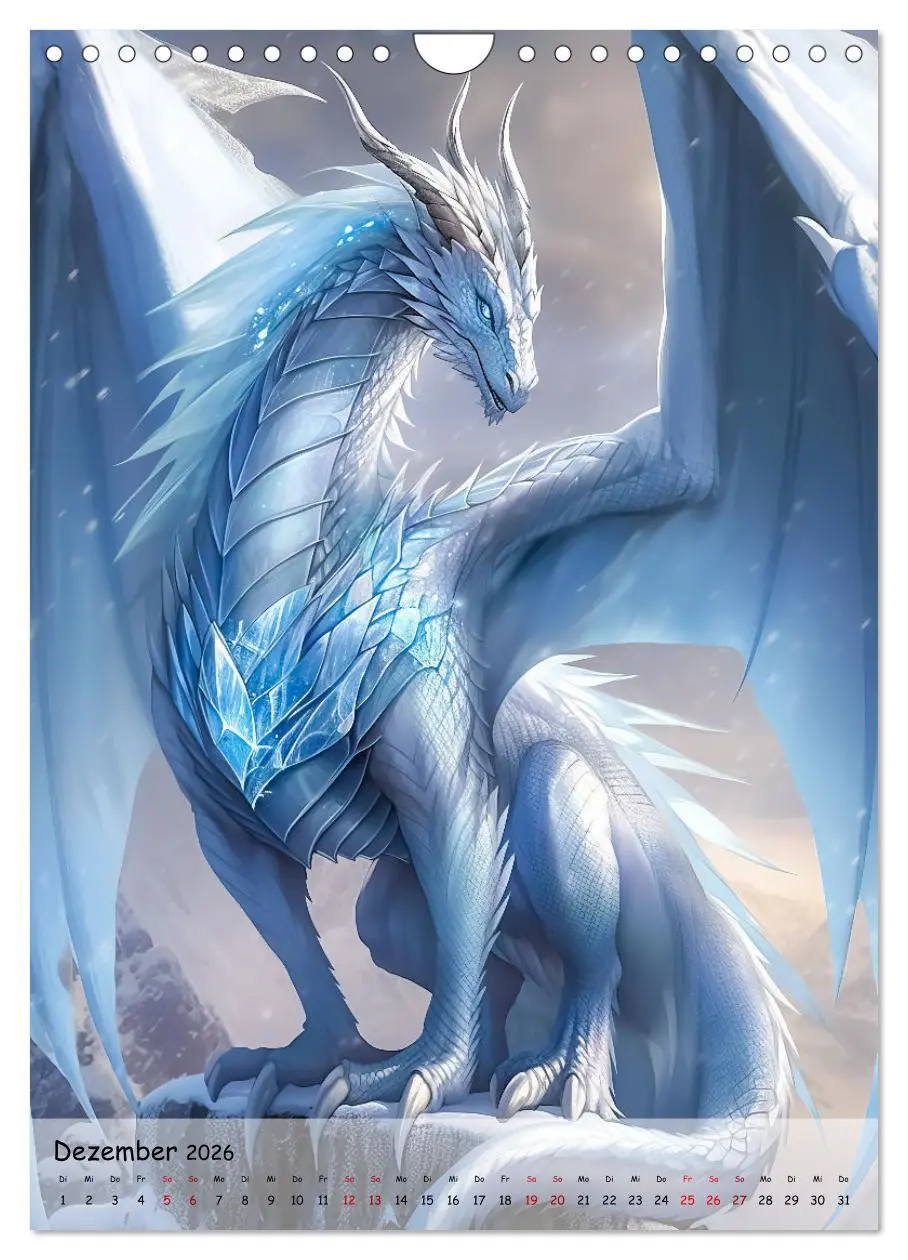 Bild: 9783516301939 | Geflügelte Hüter - Erleben Sie die Magie der Drachen (Wandkalender...