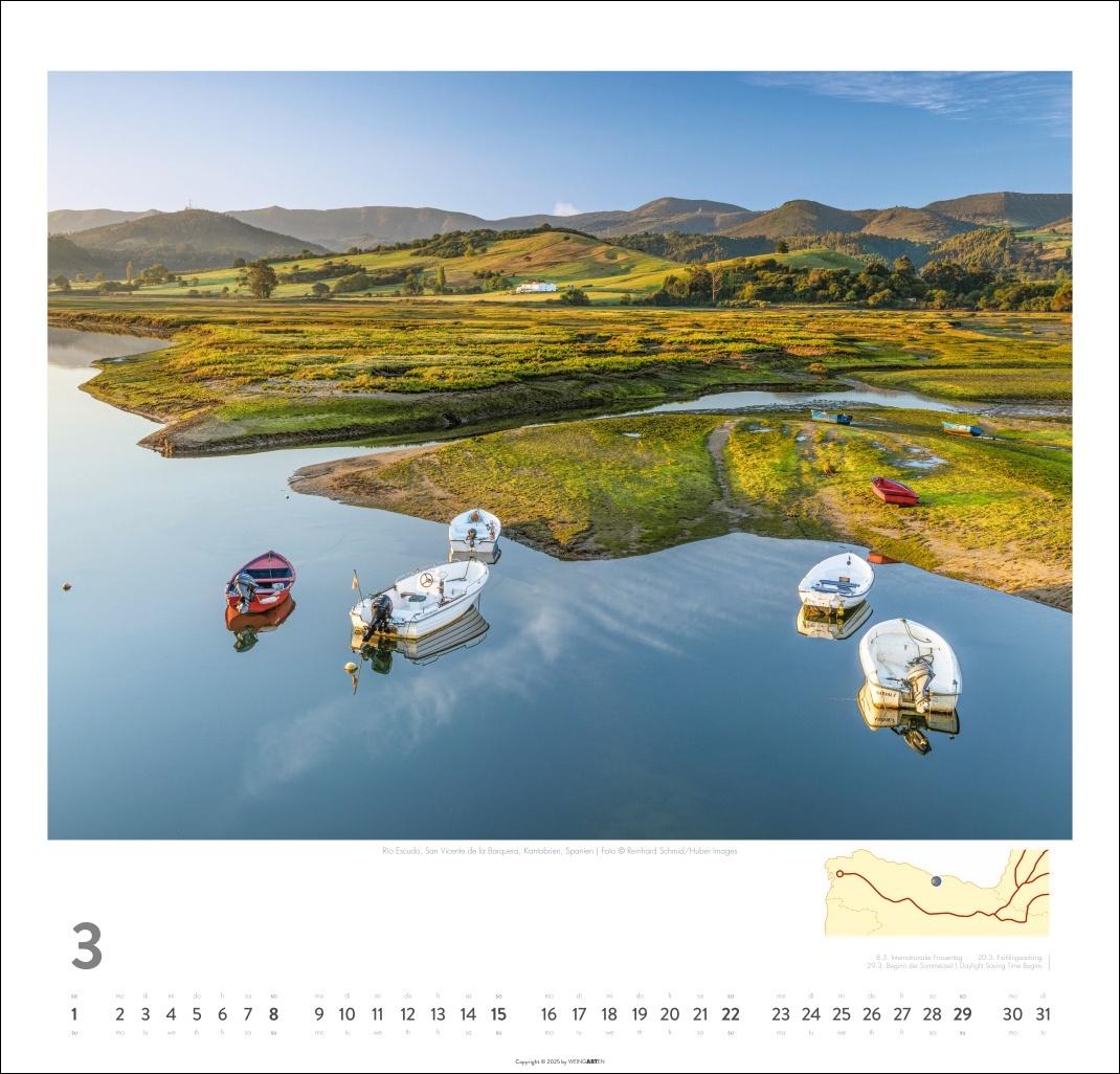 Bild: 9783839901939 | Auf dem Jakobsweg Kalender 2026 - El Camino | Kalender | Spiralbindung
