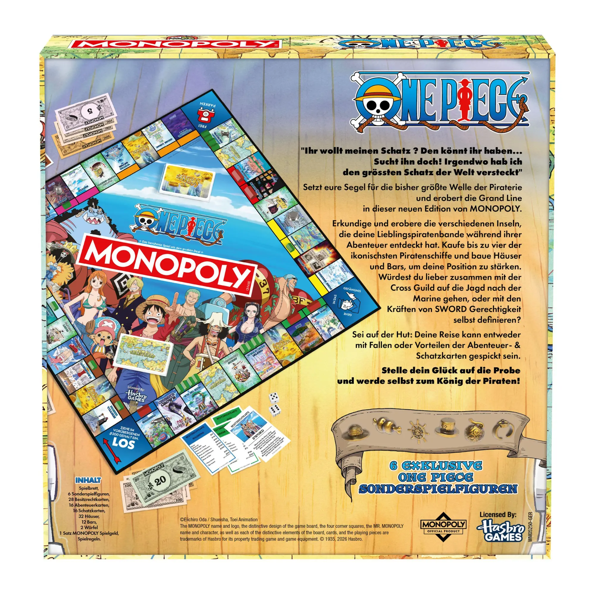 Bild: 5036905062039 | Monopoly One Piece | Spiel | Deutsch | 2026 | Winning Moves