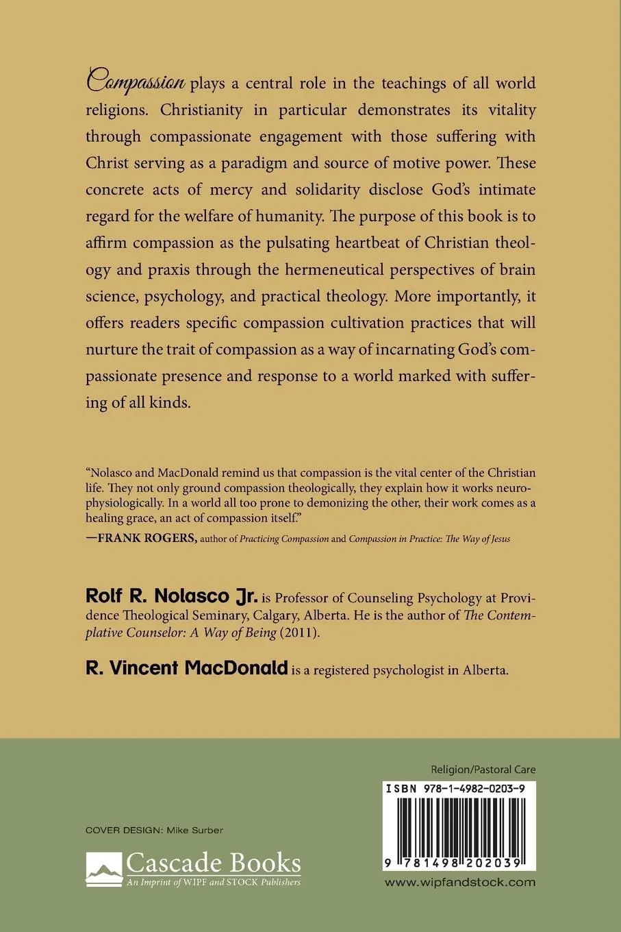 Rückseite: 9781498202039 | Compassionate Presence | Rolf R. Jr. Nolasco (u. a.) | Taschenbuch