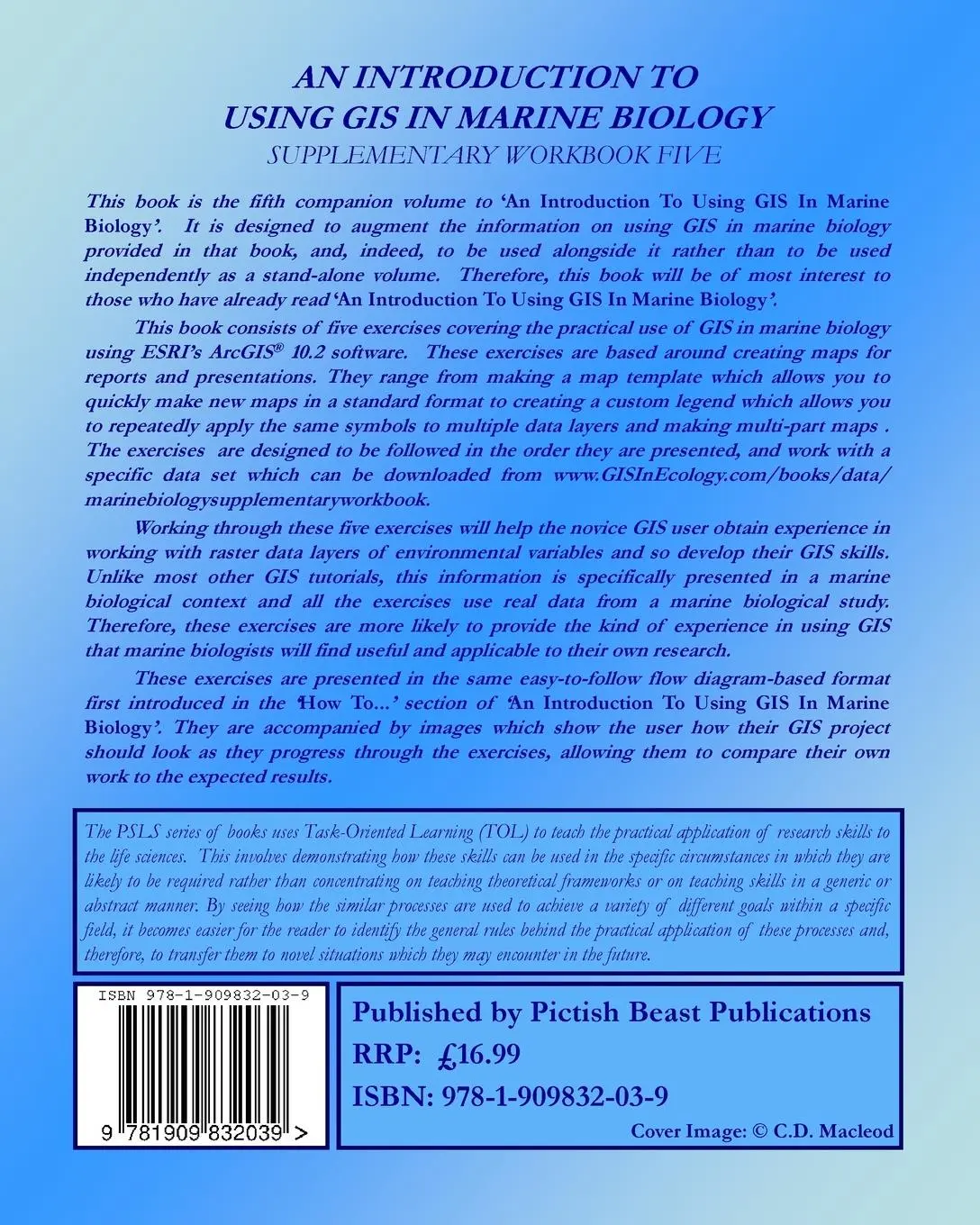 Rückseite: 9781909832039 | An Introduction to Using GIS in Marine Biology | Colin D. Macleod