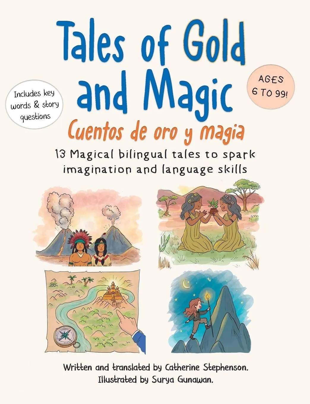 Cover: 9781917442039 | Tales of Gold and Magic Cuentos de oro y magia | Stephenson (u. a.)
