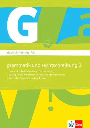 Cover: 9783129272039 | deutsch.training. Arbeitsheft Grammatik und Rechtschreibung 7./8.... Cover: 9783129272039 | deutsch.training. Arbeitsheft Grammatik und Rechtschreibung 7./8....