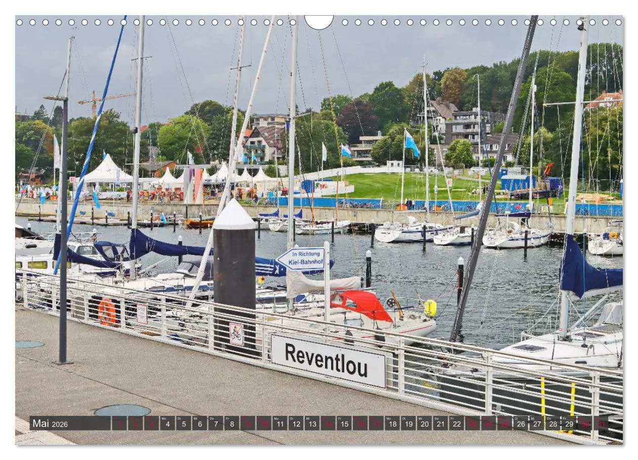 Bild: 9783457652039 | Kiel - Die Förde! (Wandkalender 2026 DIN A3 quer), CALVENDO...